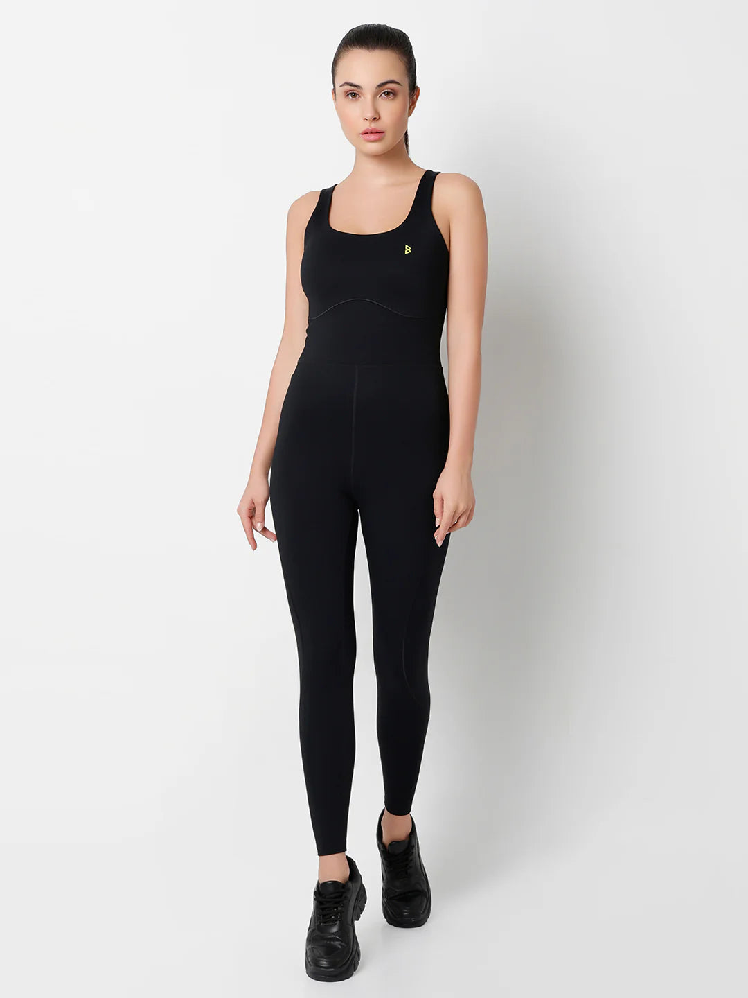 Saam Fashion ElevateForm Black Bodysuit