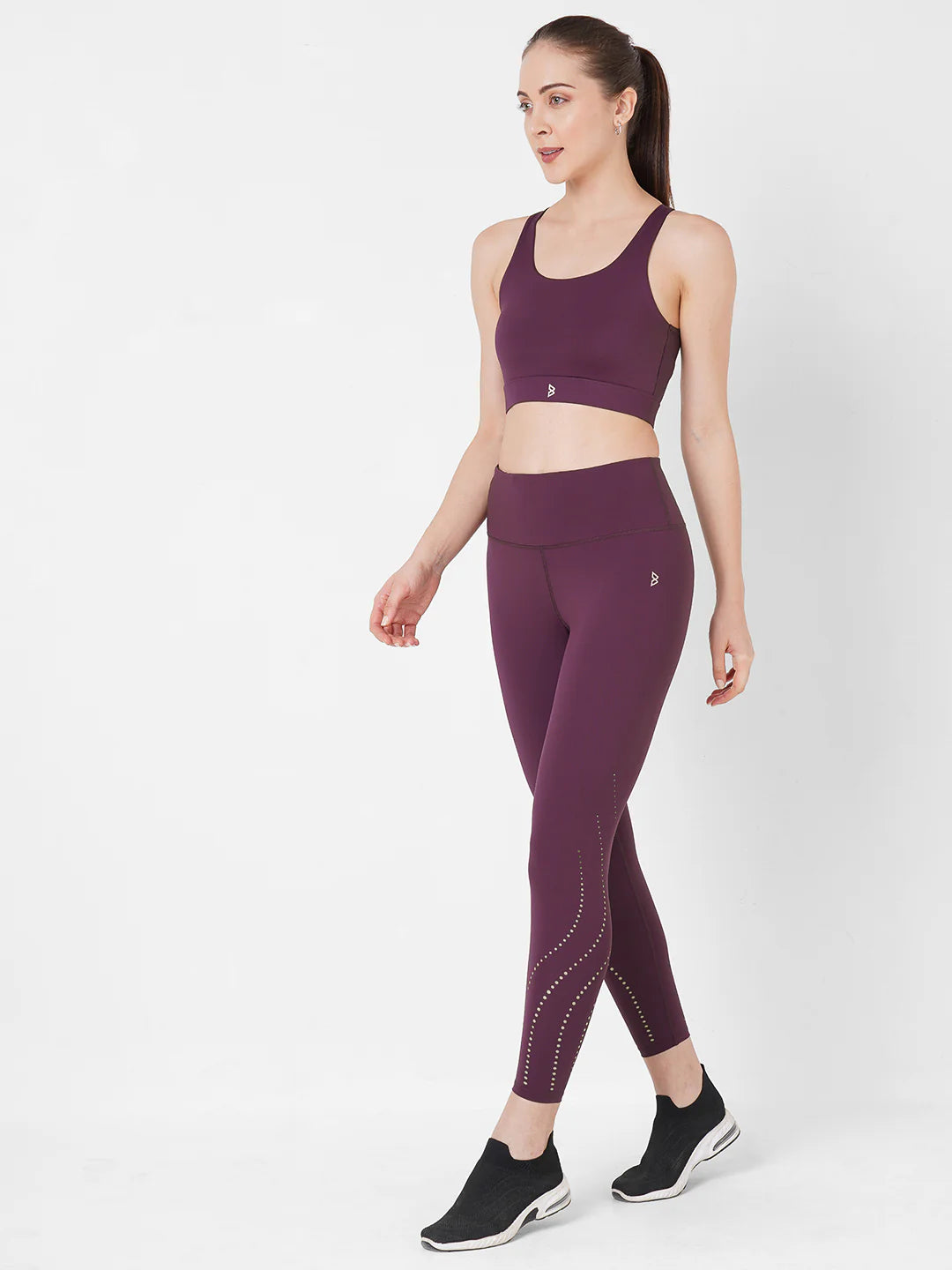 Saam Fashion Wine Crop Top