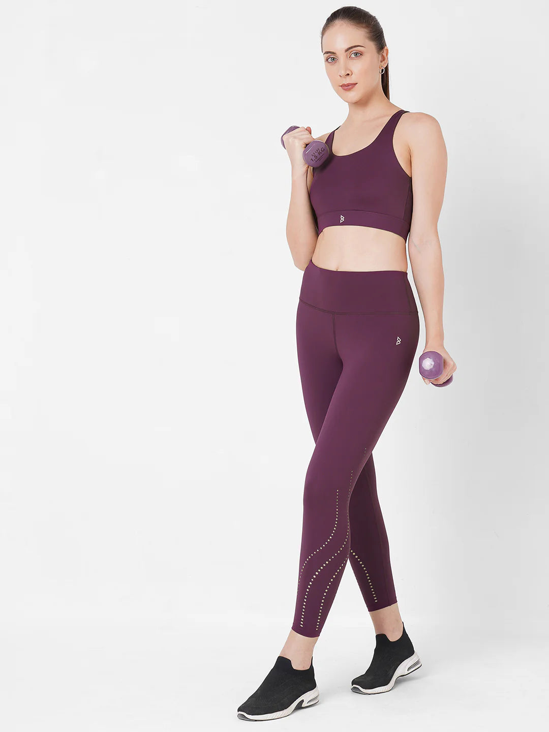 Saam Fashion Wine Crop Top