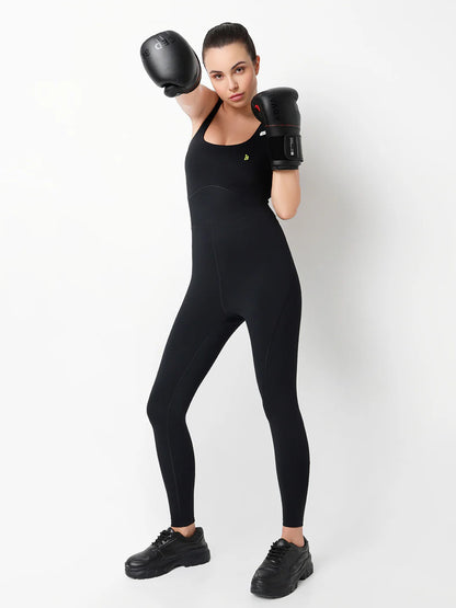 Saam Fashion ElevateForm Black Bodysuit