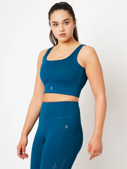Saam fashion Jasper Teal Crop Top